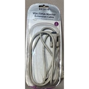 Belkin VGA/SVGA Monitor Extension Cable 396.689 Data Transfer Cable